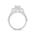 thumbnail image 4 of SZUL Women's 1 1/2 Carat TW Round Lab Grown Diamond Engagement Ring in 14K White Gold, 4 of 6