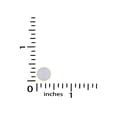 thumbnail image 5 of AFFY White Cubic Zirconia Flat Disc Stud Earrings for Women in 14K Yellow Gold over Silver With Push Back, 5 of 5