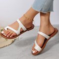 thumbnail image 2 of Vedolay Summer Sandals Platform Sandals for Women Backless Slip On Platform Slides,White 7.5, 2 of 5
