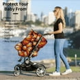 thumbnail image 5 of Fotbe Vintage Basketball Pattern Car Seat Covers for Babies, Nursing Breastfeeding Cover Carseat Canopy, Soft Stretchy Carrier Cover, 5 of 9