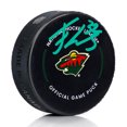 thumbnail image 1 of Filip Gustavsson Rondelle de Hockey Officiel Signé Minnesota, 1 of 2