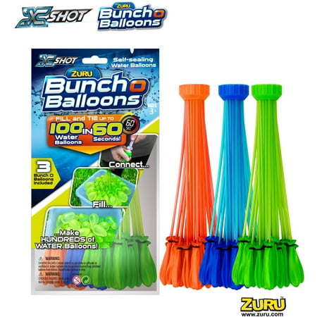 ZURU Bunch O Balloons 3pk Foilbag, Boy