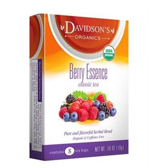 Davidsons Organics Berry Essence Tea - Pack of 6 & Box of 25