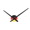 thumbnail image 1 of Reloj de pared creativo que no hace tictac, silencioso, con diseño de bandera del Reino Unido, 1 of 1