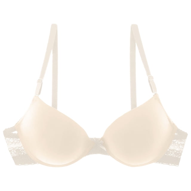 Bmisegm Women's Comfortable Transparent Shoulder Strap Cordless Bra Backless Design with Versatile Convertible Features for All-Day WH2 34