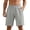 AB104 Gray1, variant on Mens Beach Shorts Solid Color Elastic Waist Straight Leg Shorty Casual Comfort Male Summer Holiday Pool Hawaii Board Shorts Blue Size Xxxl