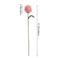 thumbnail image 3 of Ramo de flores de hilo hecho a mano – Arreglo floral artificial de crisantemos con pompones tejidos para decoración del hogar, centro de mesa, regalo de primavera, 3 of 6