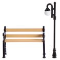 thumbnail image 1 of TAILTOSS 2 Pcs Mini Lampe de Rue Décoration de Poteau pour Décoration Intérieure, 1 of 5