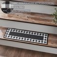 thumbnail image 3 of VHC Brands Down Home Indoor Stair Tread Rect Latex 8.5x27, Polyester Entry, Living Room Stair Tread, Country Style, Farmhouse, Down Home Collection, Rectangle 8.5x27, Country Black, 3 of 5