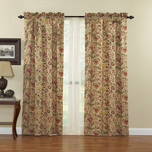 WAVERLY Curtains for Bedroom Imperial Dress 52" x 95" Decorative