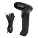 thumbnail image 1 of Escáner de código de barras 1D, lector de escáner de código de barras 1D portátil con cable USB negro para supermercados, tiendas de conveniencia, almacenes, 1 of 14