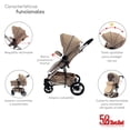 thumbnail image 2 of Carriola De Bebe Crown Portabebe Base De Carro Bambineto  Khaki, 2 of 6