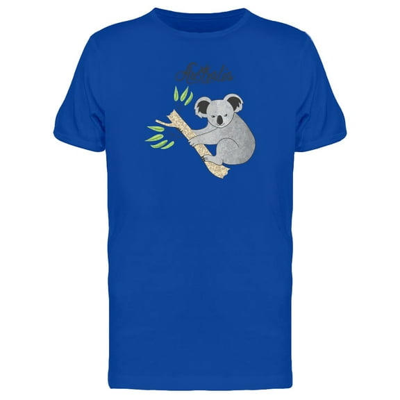 Cute Koala On A Tree Branch T-Shirt Men -Image by Shutterstock, Male Small