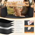 thumbnail image 2 of Dog Car Seat Cover - Hard Bottom Back Seat Extender for Dogs Supports 400lbs - Waterproof Pet Seat Cover for Back Seat - Dog Hammock for Car SUV Truck, 2 of 7