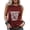 Burgundy, variant on Women I Workout to Burn Off The Crazy Shirt Tank Top for Women