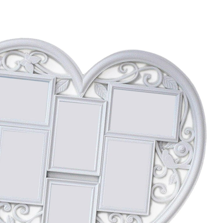 Picture Frame Decorative White Heart shape Picture Frame - Temu