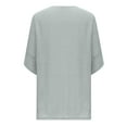 thumbnail image 4 of BiZtdJrK Summer Cardigan for Women Plus Size Short Sleeve Shrug Cardigans Solid Loose Lightweight Vacation Kimono prime Gray L, 4 of 7