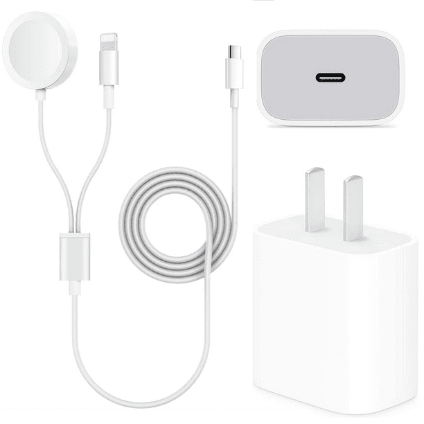 2in1 USB C Charger for Apple Watch, Wireless iWatch Charger