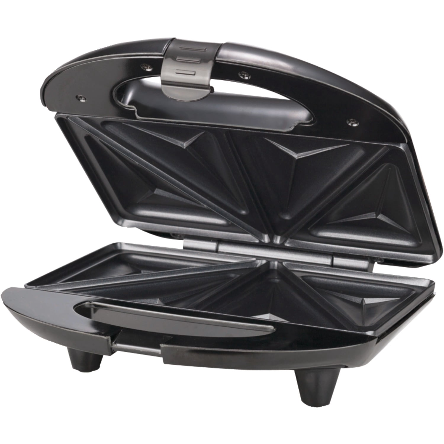 Brentwood Nonstick Compact Dual Sandwich Maker (Black), TS-240BPT
