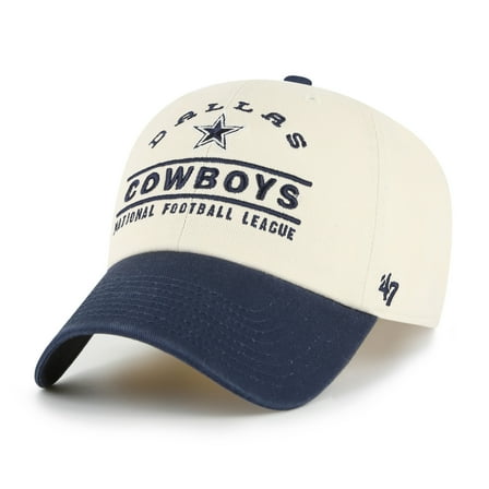 Men's-'47  Natural Dallas Cowboys Windham Clean Up Adjustable Hat