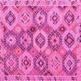 thumbnail image 1 of Ahgly Company Indoor Square Southwestern Pink Country Area Rugs, 8' Square, 1 of 4
