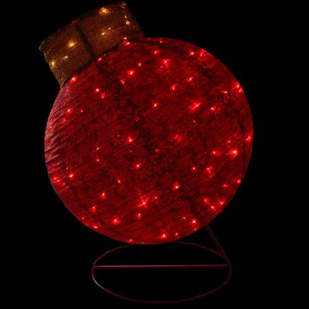 36 Illuminée Led Rouge Scintille Glitter Boule De Noël Art De Jardin Décoration Walmart Canada
