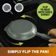 thumbnail image 6 of Gotham Steel Mini Pancake Maker Double Sided Pan, Ceramic Double Sided Pan Nonstick, Easy to Flip Pancake Pan, Griddle Pan for Perfect Fluffy Pancakes, Omelette Maker, Pancake Bonanza As Seen on TV, 6 of 9