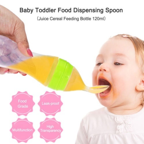 spoon feeding rice cereal