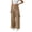 Khaki-Pants for Women, variant on Womens Wide Leg Pants Trendy Wrap Bow Tie Palazzo Trousers High Waisted Dress Pants