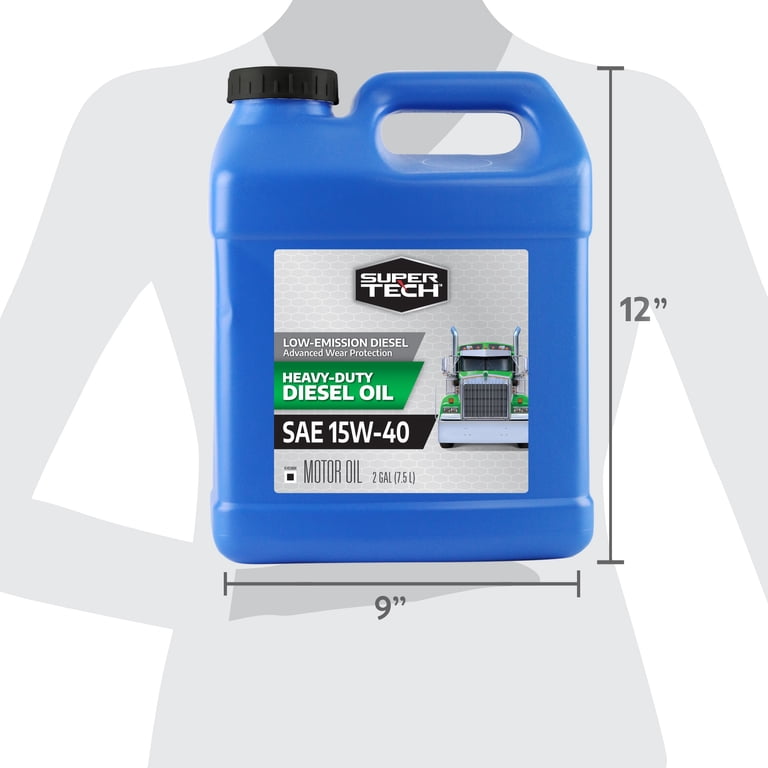 T*e様 Techno Power DH-2 SAE 15W-40 20L Super Tech Heavy Duty SAE 15W-40 Motor Oil, 2 Gallons for Diesel