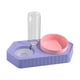 thumbnail image 3 of Comederos para perros y gatos, bebederos y bebederos desmontables. doble violeta, 3 of 9