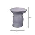 thumbnail image 3 of Jamie Young Co Sculpt Fiberglass Side Table Gray, 3 of 5