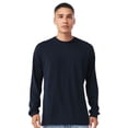 thumbnail image 2 of BELLA + CANVAS Men’s Long Sleeve T-Shirt, Multicolor Pullover Crew Neck Triblend Long Tee, ( 10 Pack, S ), 2 of 5