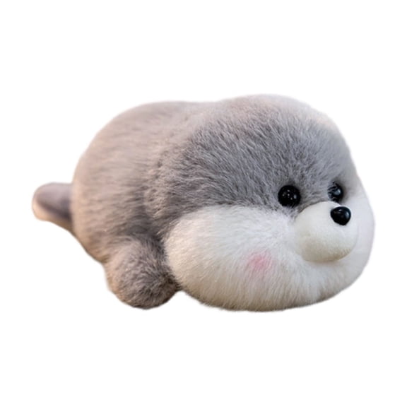Plush Seal Stuffed Animal With Label, Soft Cute Chubby Cheeks Design, Birthday Gift For Kids Girls Boys Friends Home Decor Office Decoration