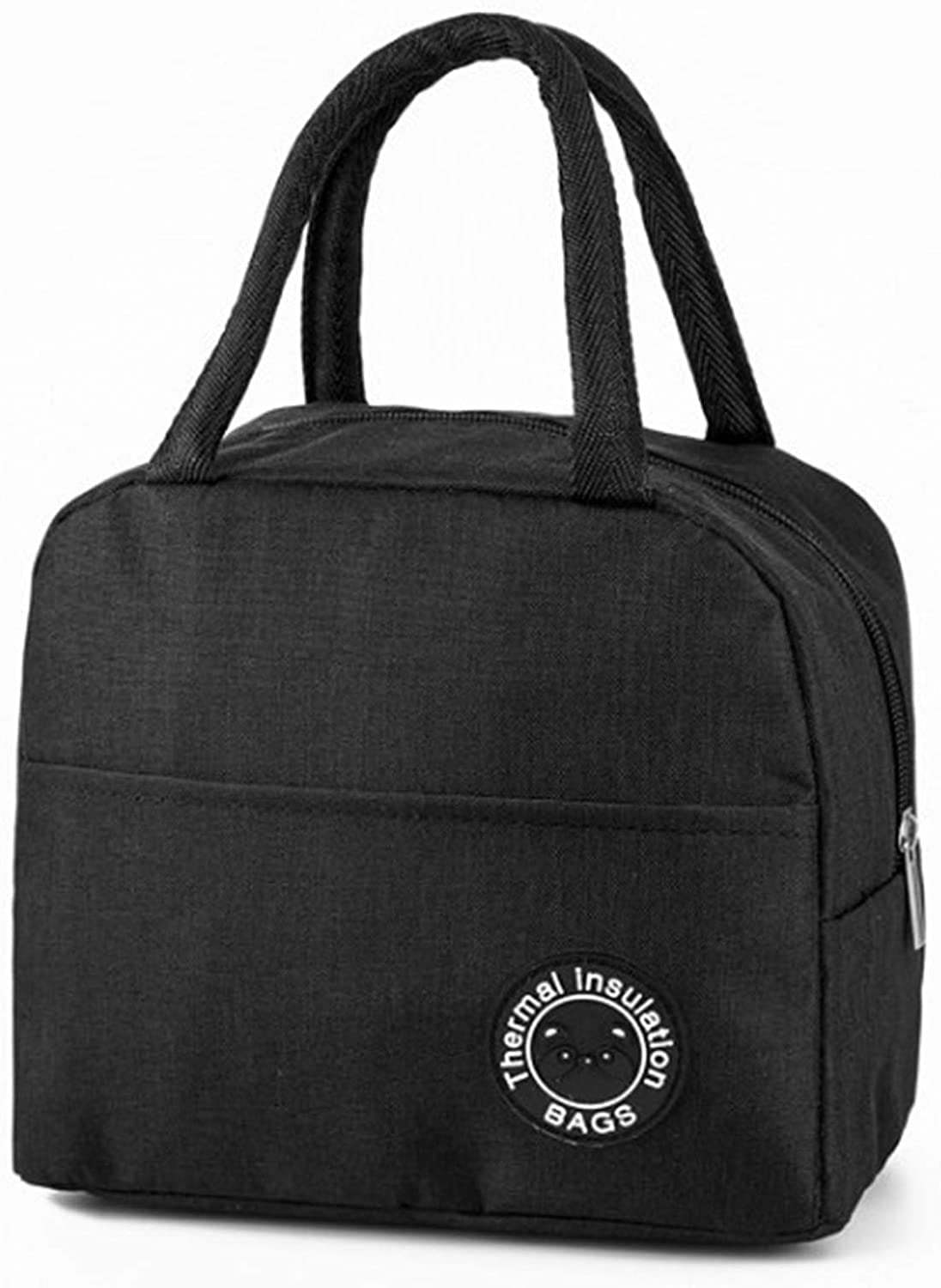 Moyad Lunch Bags for Women Insulated Lunch Bag Tote Adult Lunch Box Cooler Purse for Work 12L Black