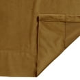thumbnail image 6 of TWOPAGES Light Blocking Velvet Curtain Pinch Pleated Drape for Bedroom, 1 Panel, Custom, Sable, 6 of 6