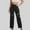 Black, variant on BUIgtTklOP no boundaries Clearance Women Stretchy Distressed Wide Leg Jeans Ripped Mom Baggy Straight Boyfriend Trendy Trouser Denim Pants for Women