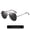 Gun black, variant on Mens Polarized Sunglasses Vintage Metal Frame TAC Lenses UV Protection Anti Glare Driving Fishing Outdoor All Day