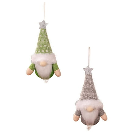 

Christmas Fabric Man Doll Pendant Doll Hanging Scene Decoration 2PCS Saints Ornament Candy Cane Beads Heart Beads for Jewelry Making Leafs Christmas Christmas Garland Candy Cane Doorway Beads with