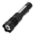 thumbnail image 3 of LED Bright Flashlight, 800LM Rechargeable 3 Main Lighting Modes LED White  Flashlight IPX4 Waterproof Aluminum Alloy With COB Work Light For Fishing, 3 of 8