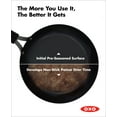 thumbnail image 5 of OXO Obsidian Pre-Seasoned Carbon Steel Induction Safe 10" Crepe Pan with Silicone Sleeve, Black, 5 of 8