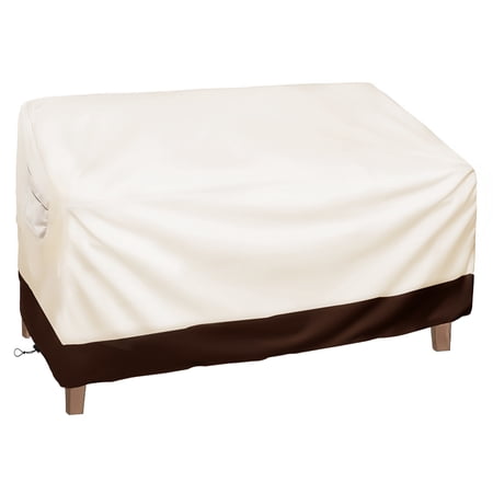 MoHern 2-Seater Patio Furniture Covers  600D Waterproof Outdoor Loveseat Cover  58W x 32.5D x 31H inches