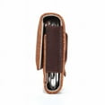 thumbnail image 4 of Compatible with AT&T Vista with a thin cover on it. Brown Magnetic Leather Case with Card Holder under the flap., 4 of 6