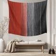 thumbnail image 5 of Red Black Ombre Tapestry for Bedroom Wall Hanging Tapestry, Vintage Farmhouse Wooden Ceiling Backdrop Tapestries Poster Blanket Wall Decor for Teens Room Living Room Dorm 39" x 59", 5 of 8