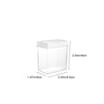 thumbnail image 3 of Spice Organizer, Food Grade Transparent Kitchen Spice Storage Box with One-Hand Access, Narrow Design for Efficient Storage of Condiments, White, Clear Plastic with Top Lid, 3 of 8