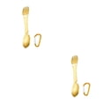thumbnail image 2 of Wweixi Spork en Acier Inoxydable Intégré Repas de Fruits Camping Or 2Set, 2 of 6