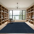 thumbnail image 2 of ODIKA 8'x10' Machine Washable Non-Slip Area Rug, Geometric Navy Blue High Traffic Rug with Pad, Blue, 1050834, 2 of 8