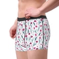 thumbnail image 2 of Uemuo Tulips Flowers Pattern Men's Boxer Briefs,Trunk Anti-Chafing,Comfortable, Durable, and Stylish Underwear-Medium, 2 of 9