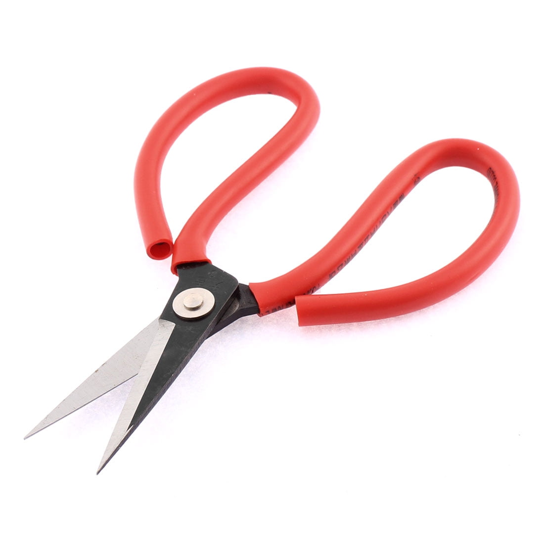 Unique Bargains Home Red Rubber Coated Handle Metal Cutter Scissors 6.5 Inches Long