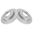 thumbnail image 2 of TRQ Rear Brake Rotors Set Solid Premium G-Coated Fits Select 2004-2013 Mazda 3, 2 of 6